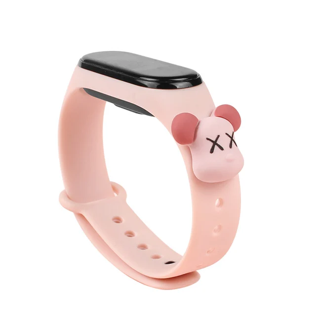 

Lovely Cartoon Shape XiaoMi Watch Band Mi Band M2 M3 M4 M5, Various colors