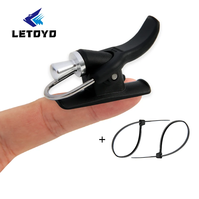 LETOYO Surf Sea Fishing Casting Trigger Aid  Clip Thumb Button Spinning Reel Throwing Aid Breakaway Cannon Bionic Finger