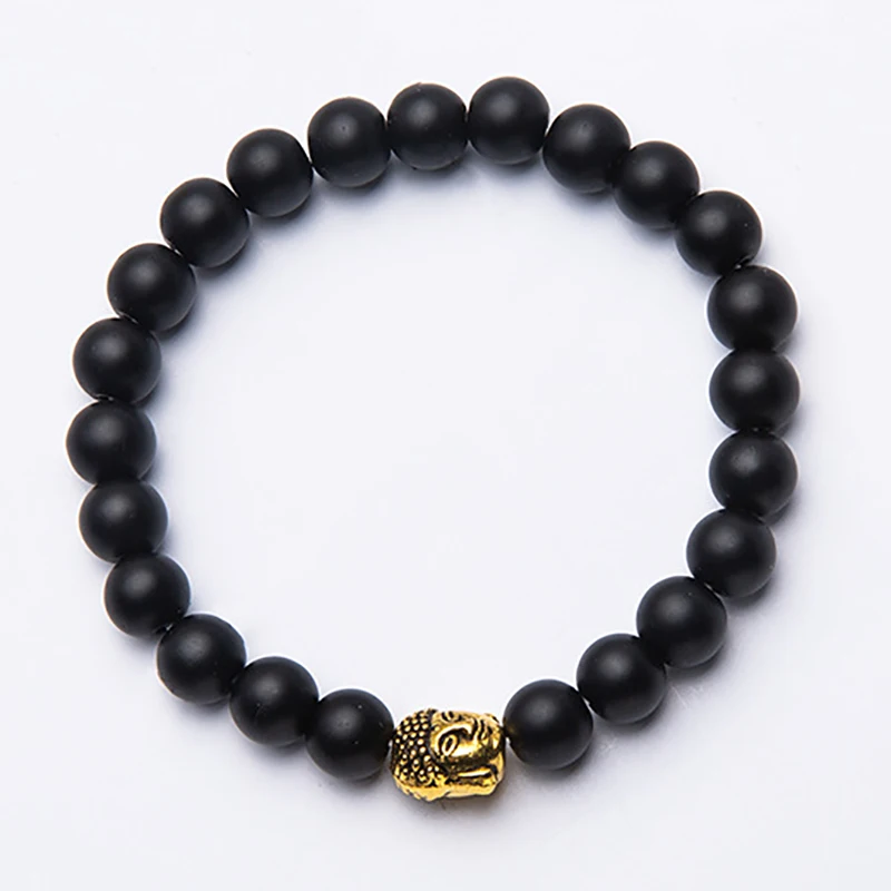 product-Exquisite Black Beads Cheap Buddha Bracelet-BEYALY-img