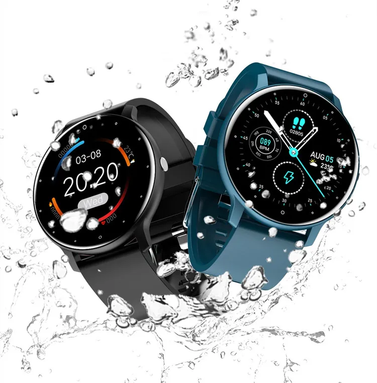 

ZL02 Fashion 1.28 Inch Smartwatch Touch Round Screen Heart Rate Monitor Smart Bracelet Wristwatch ip68 Smart Watch