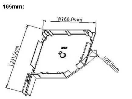 
45 degree Aluminum alloy Side Frame for Roller Shutter 