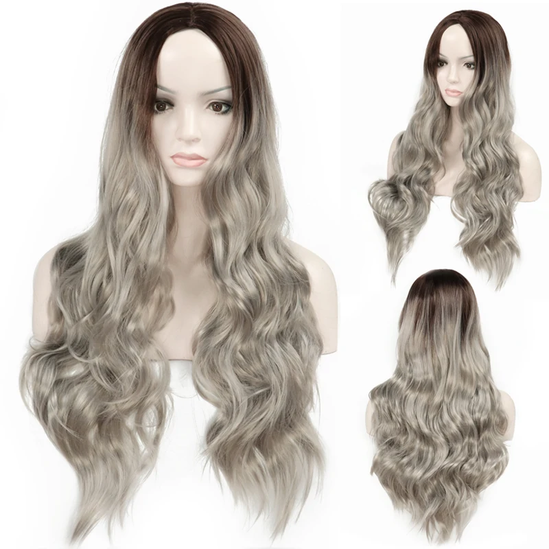 

Wholesale Body Wave Heat Resistant Synthetic Wigs , Stock Synthetic Wigs