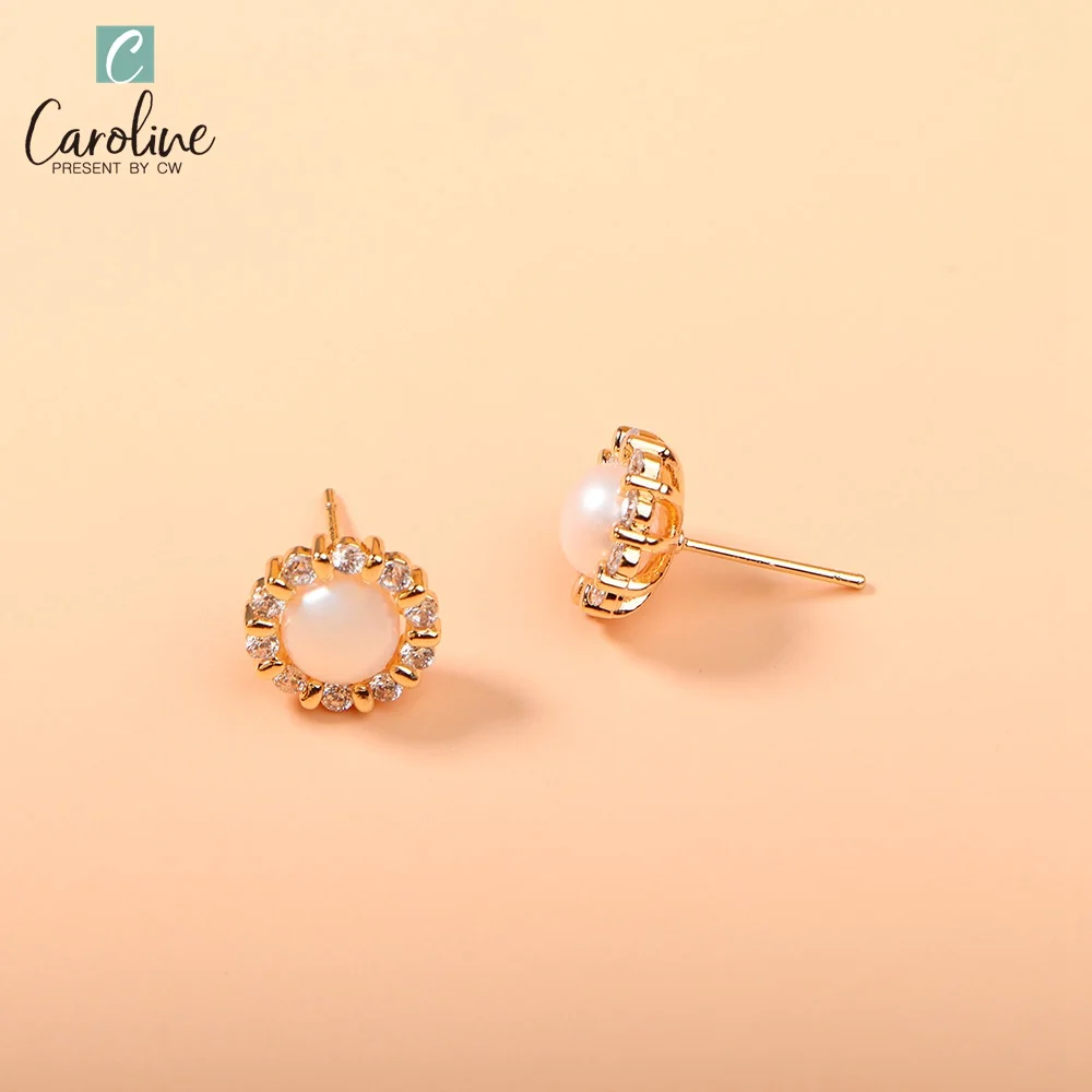 

Wholesale Jewelry Ture Pearl Earring Pieces Diamond Clay