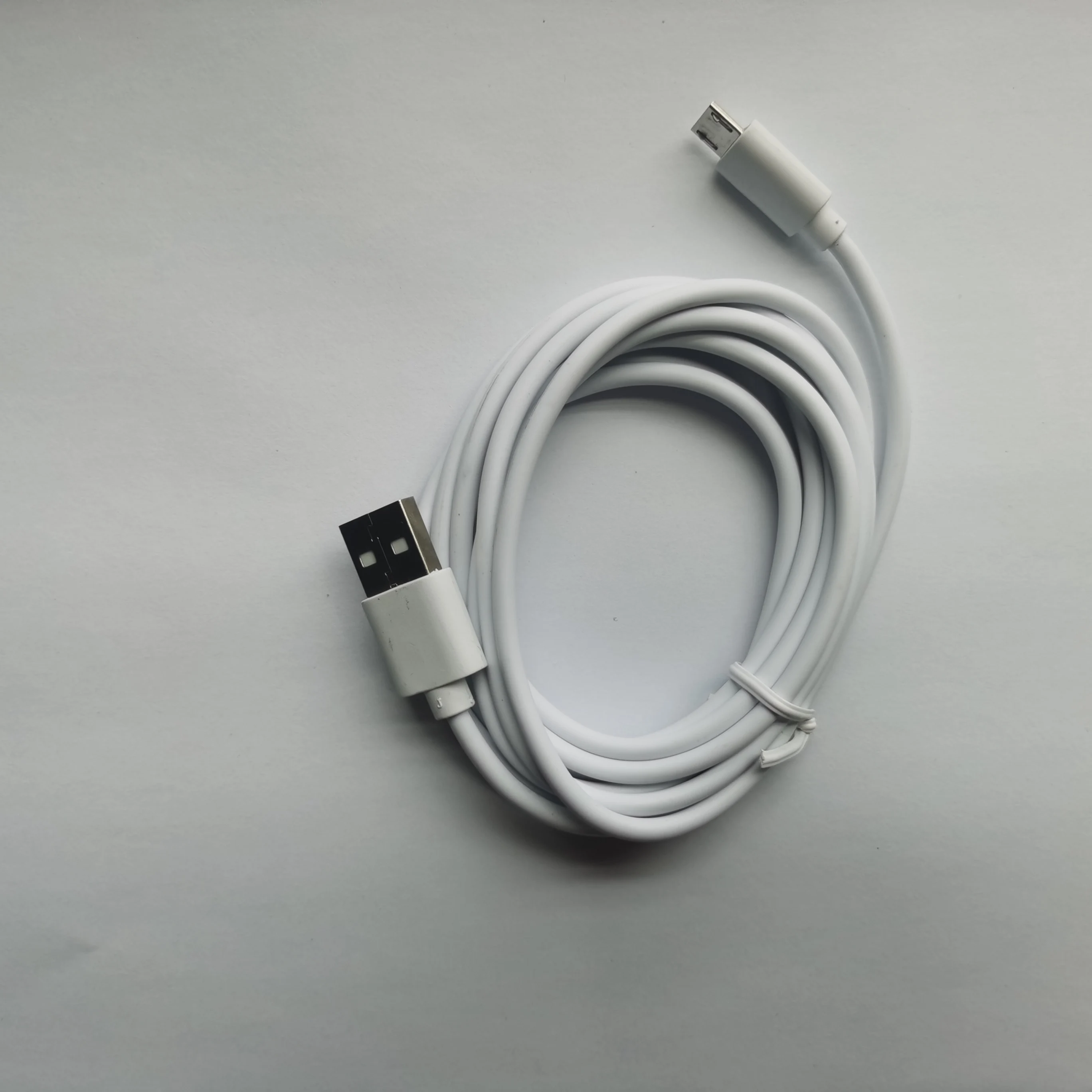 

mirco to usb A male data cable for Android PVC 2M, White, black