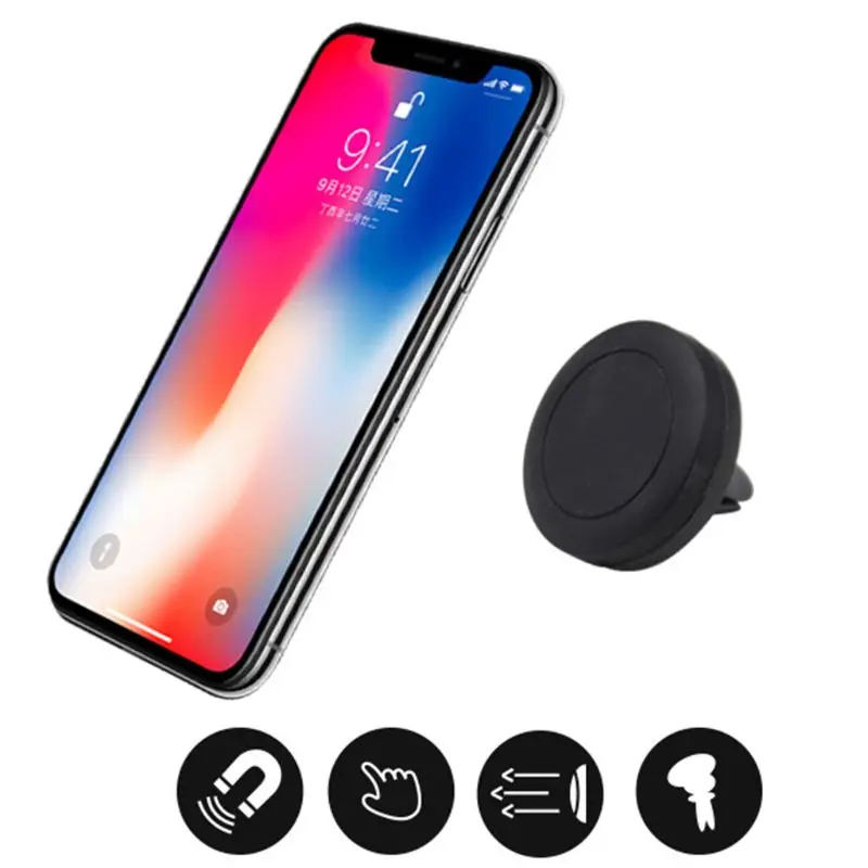 
Universal Magnetic Air Vent Phone Car Mount Cell Mobile Phone Holder GPS Stand 