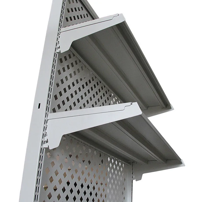 Retail Shop Supermarket Gondola Shelving Heavy Duty Metal Storage