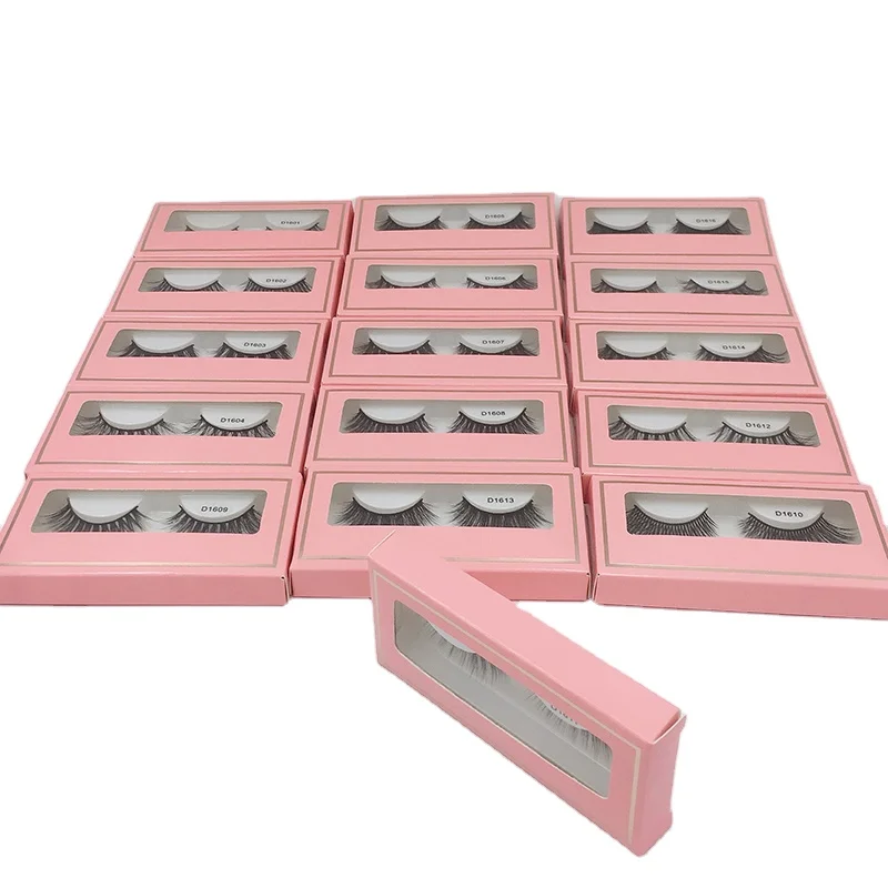 

Fake lashes 3d faux mink eyelashes stock provide sample eyelash box packaging box 25mm mink lashes vendor, Black