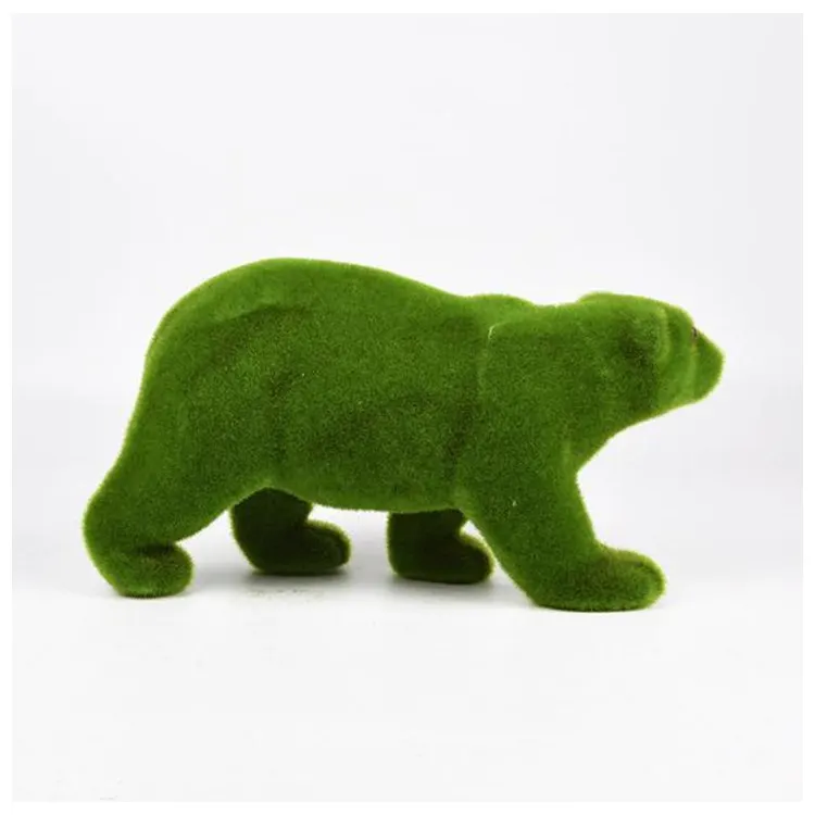 Artificial Moss Polar Bears Topiary Grass Fake Moss Rabbits Artificial