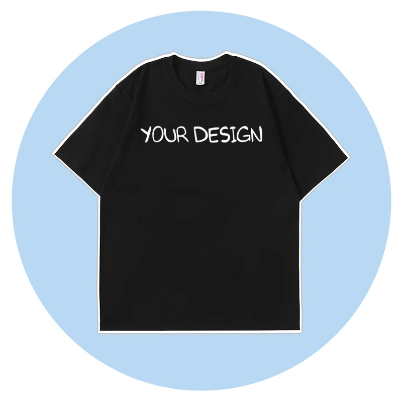 Custom Logo T-shirt Wholesale 100% Cotton Oversize Men T-shirt Hot Sell Pure Color Comfortable Men T-shirt