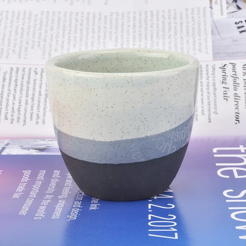 Mini custom ceramic candle cup scented candle bottle home decor