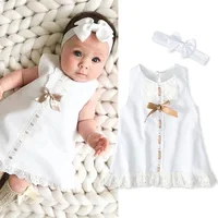 

high quality new born 12 month -4 years little baby girl dress 2 piece