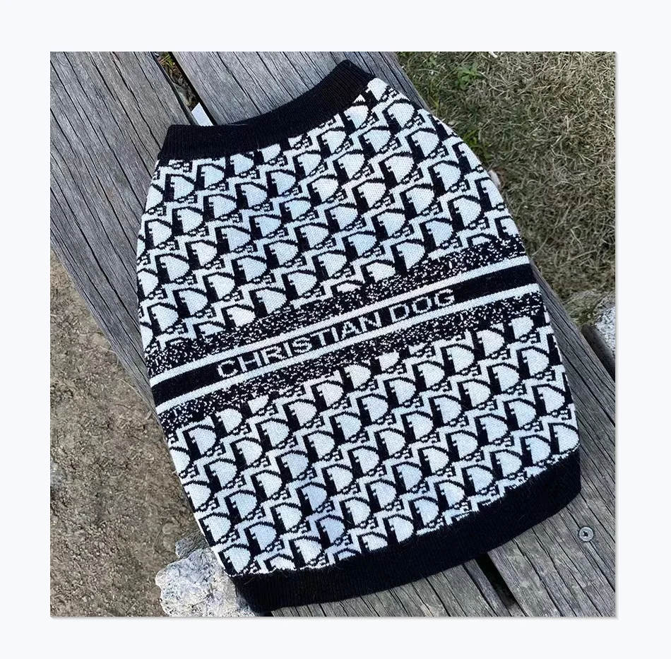 

classic luxury brands famous design big large dog pet clothing dog sweaters, Same as pictures