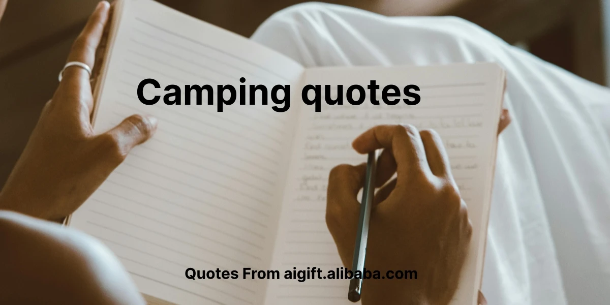 camping quotes