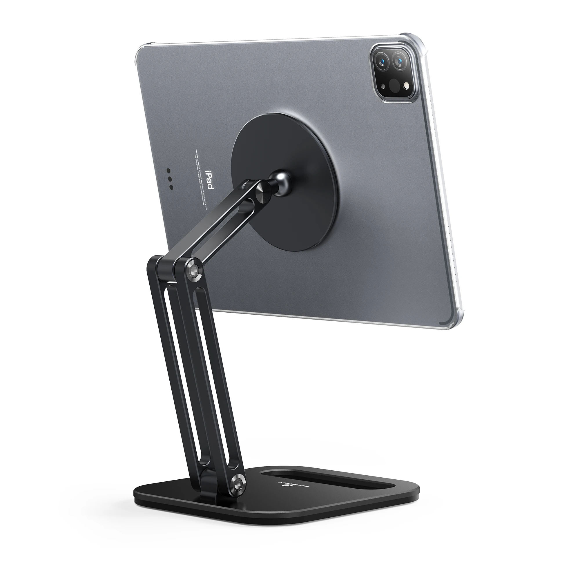

Boneruy Ergonomic Tablet Stand Aluminum Rotate Folding Magnetic Tablet Holder Tablet PC Stand for iPad