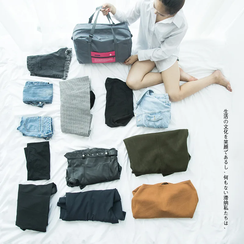 

Twinkle travel clothes reusable storage bag organizer foldable lightweight