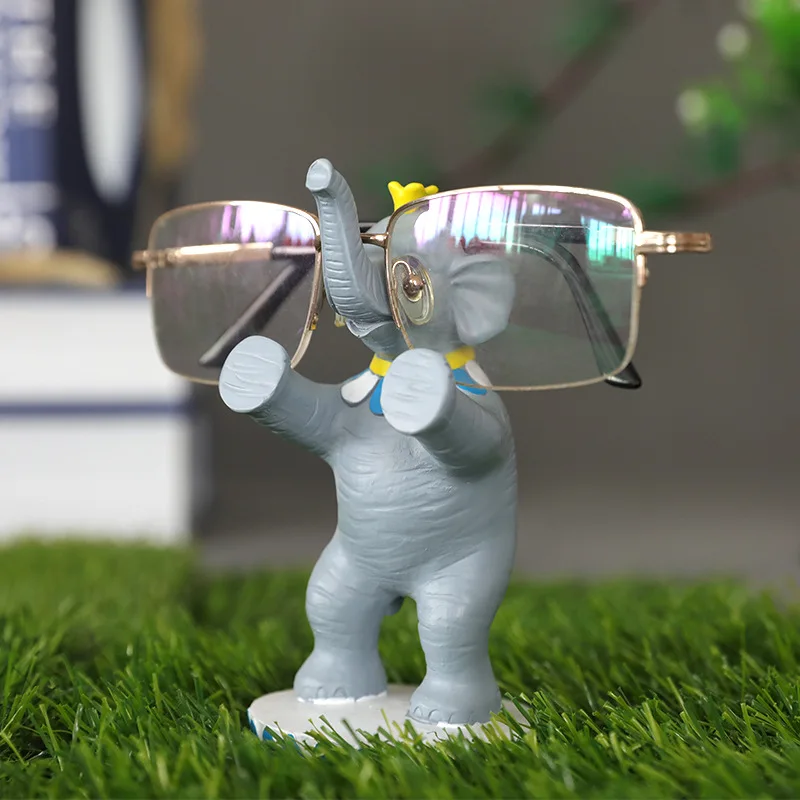 

Resin Crafts Creative Decoration Panda Glasses Holder Sunglasses Frame Racks Animal Storage Holder Cartoon Animal Glasses Holder