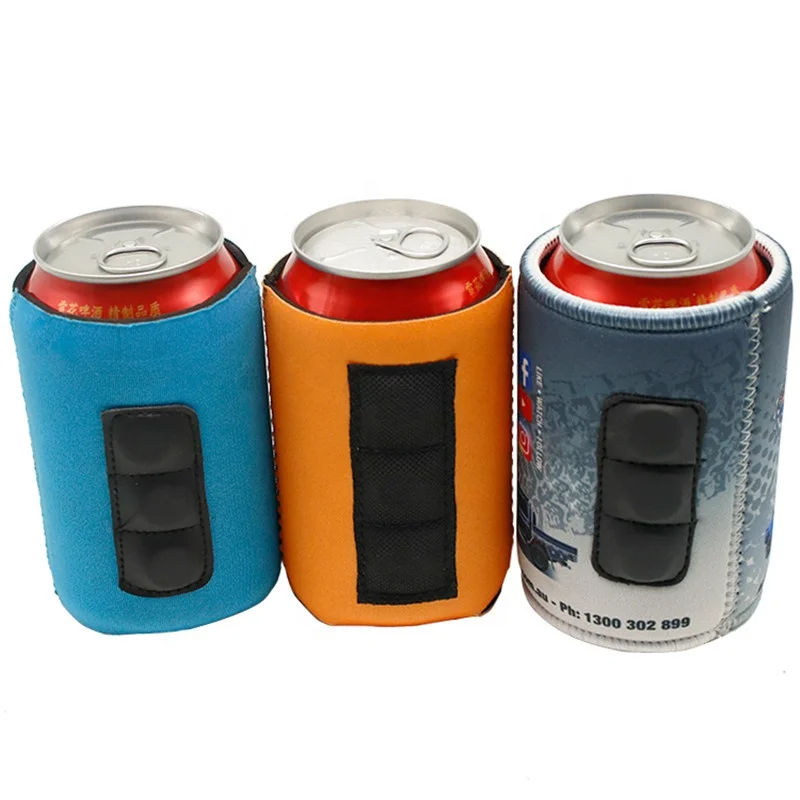 

Top Selling High Quality Promotional Custom Logo Printed Neoprene can magnet stubby cooler beer holder