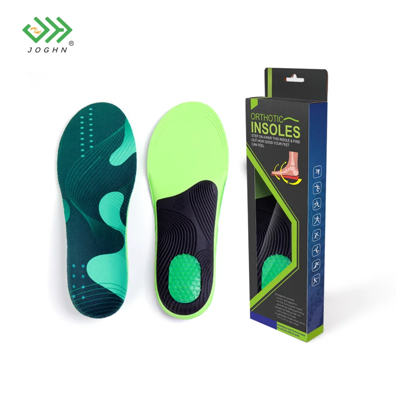 

Unisex Green Sports Shoe Insoles Wide Feet Extra Wide Shoes High Arch Support Orthotic Insoles