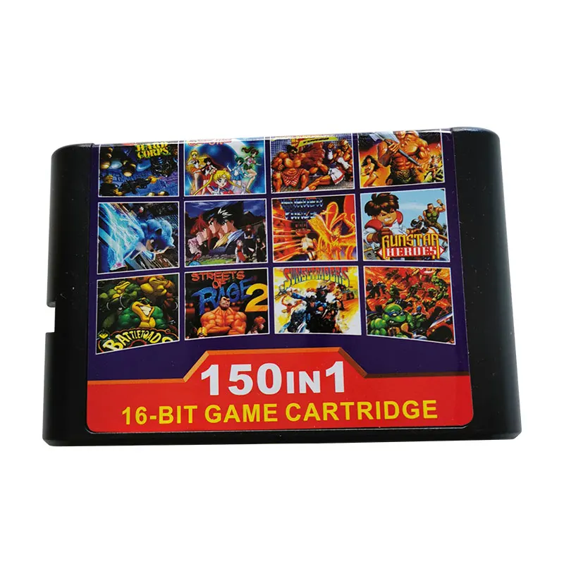 

150 in 1 Multi Cartridge Games For Sega Genesis Mega Drive PAL NTSC Console