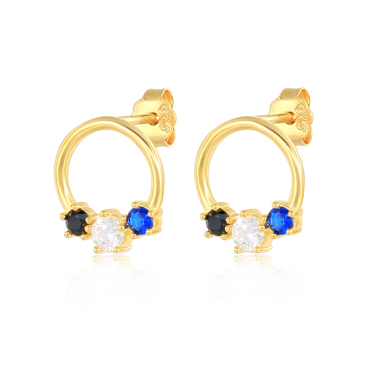 

Wholesale S925 sterling silver INS love daily ear buckle hoop pendant earrings
