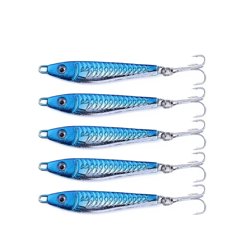 

28GLatest hot factory direct sales flat fall metal Slow Fall Pitch jigs metal fishing jigs bucktail jig, 1 colors
