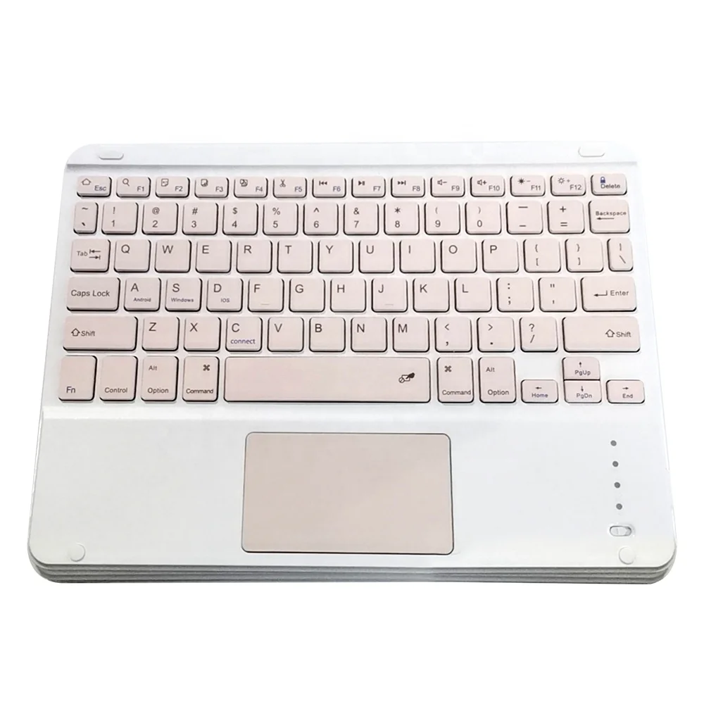 

oem portable mini USB teclado wireless bluetooth phone tablet touchpad keyboards for ipad pro, More colors