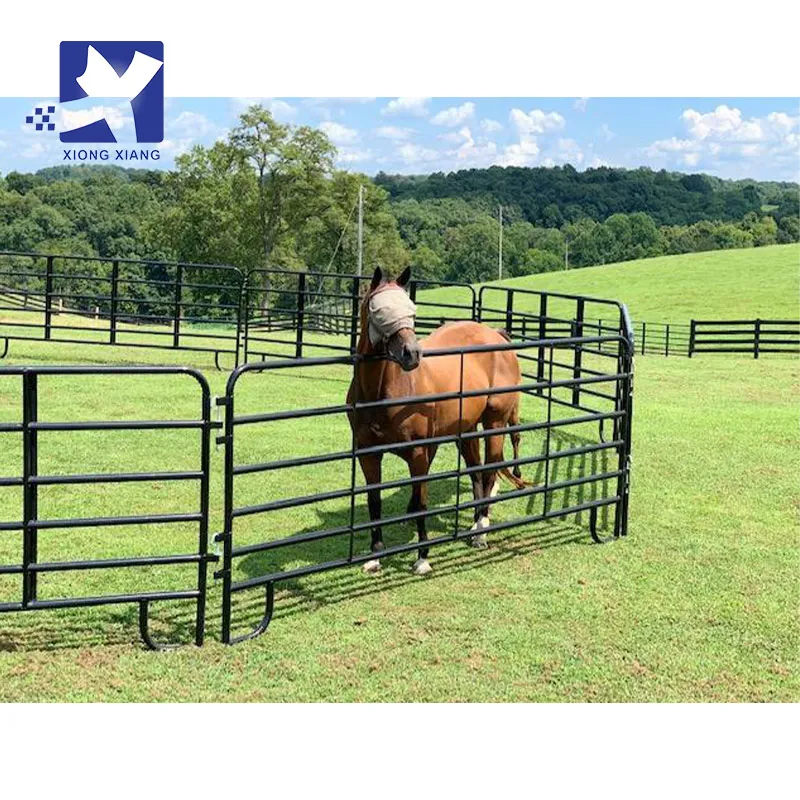 

Waterproof Sustainable Easily Assembled USA Hot Selling 12 ft Heavy duty Livestock panel Fence / Horse corral panels