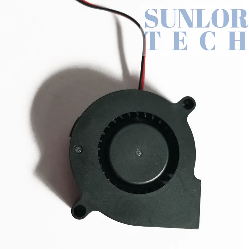 12V / 24V DC blower small fan 5015 ultra-quiet turbo blower circuit board cooling fan