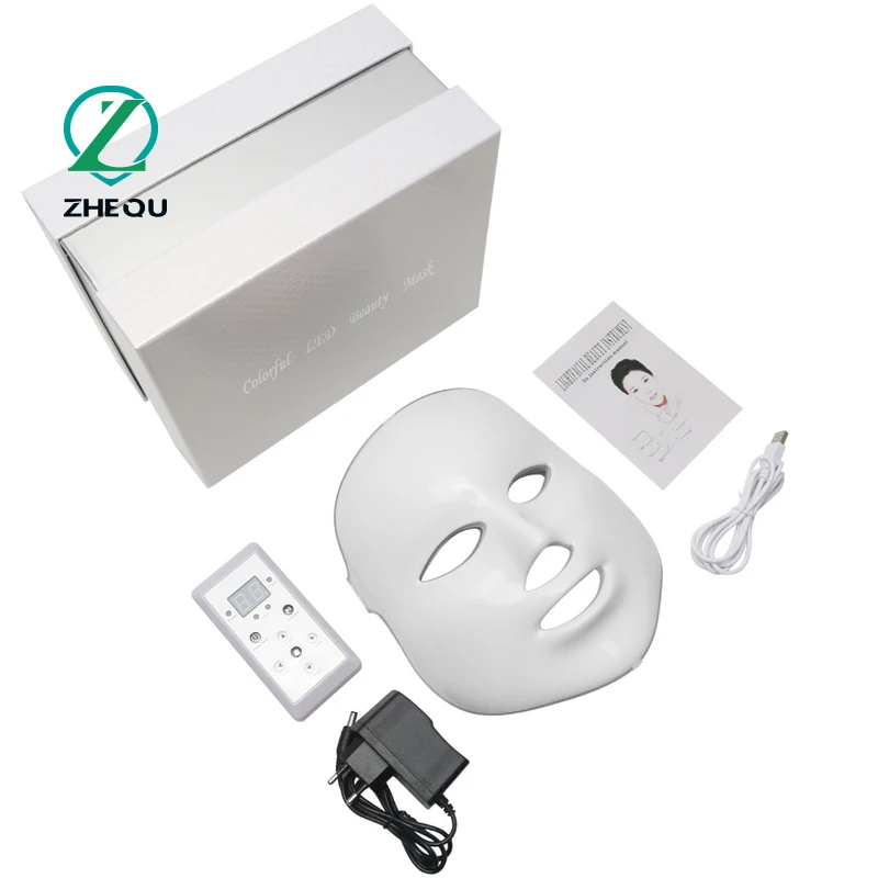 

7 Colors LED Facial Masks Photon Therapy Anti-Acne Wrinkle Removal Skin Rejuvenation Face Skin Care Tools