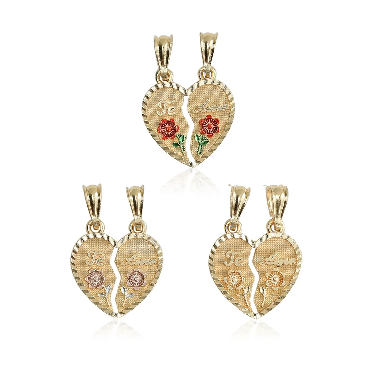 

Hawaiian Jewelry Te Amo Birth Flower Pendant Charms