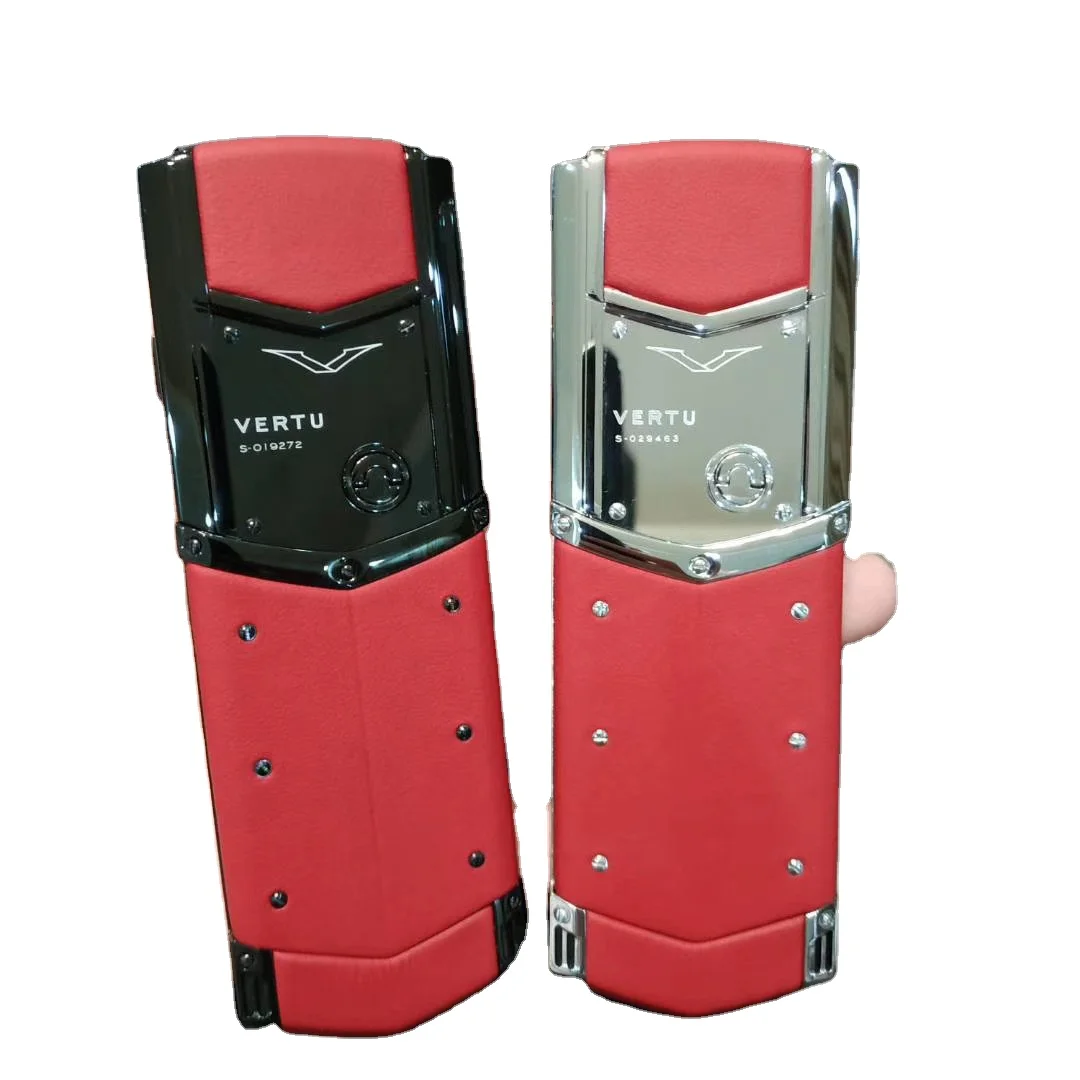 

2021 Hot selling price optimization home mobile phone VERTU k 8 1:1 button mobile phone, Red