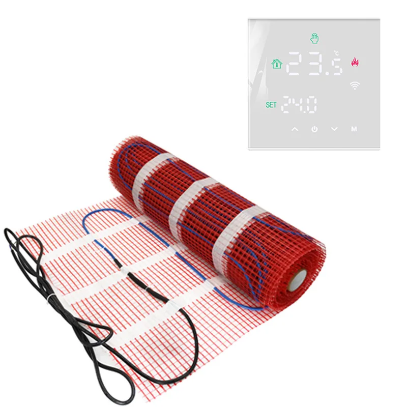 

4m2 Electric Underfloor Heating Mat 150W/M2 50cmX8m Under Tile Warming Mat with WiFi Thermostat