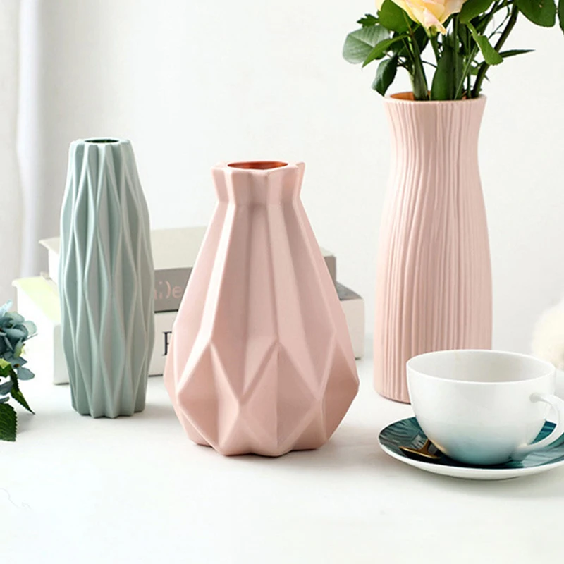 

Modern vases decoration home Nordic Style Flower Arrangement Living Room Origami flower pot for interior