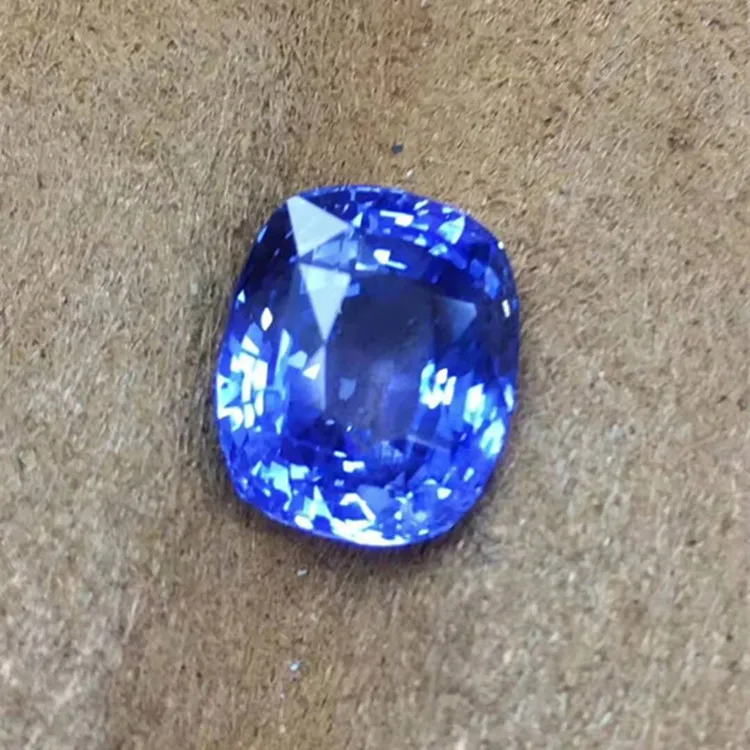 

wholesale certify SGARIT loose gemstone fine jewelry 3.845ct Sri Lanka cornflower unheated natural blue sapphire, Cornflower blue