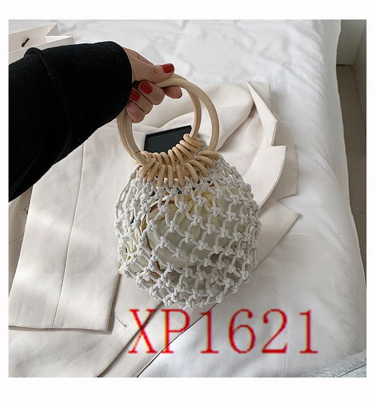 

XP1621 Personalized handbag 2021 popular new trendy fashion simple hollow shoulder portable woven handbag