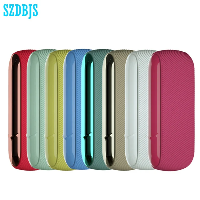 

Colorful Protective Silicone Case + Door Cover For IQOS 3 For IQOS 3.0 Duo Replaceable Cover Side Case, Black, red, blue,white