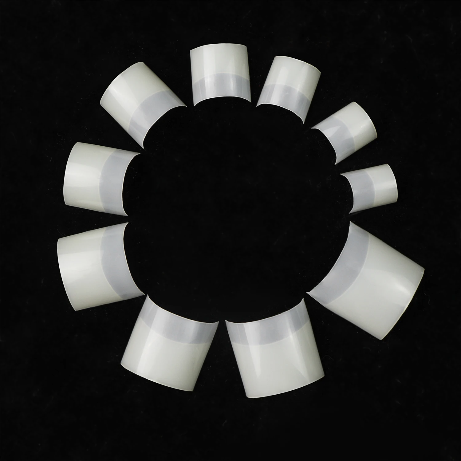 

HC28, Half cover short square nail tips, 500 pcs per set, 50*10 sizes