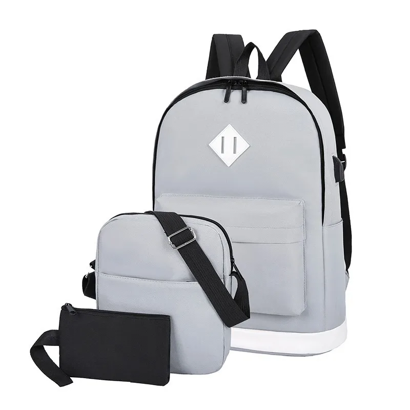 

High Quality Unique Backpacks Custom Color Canvas Casual College Sports Vintage School backpack, 6 colors