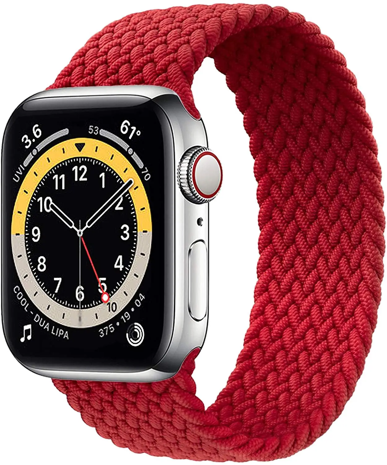 

Solo Loop Braided Band Woven Compatible for Apple Watch SE Series 6 40mm 44mm Compatible for Iwatch 5/4/3/2/1 38mm 42mm, Muticolor