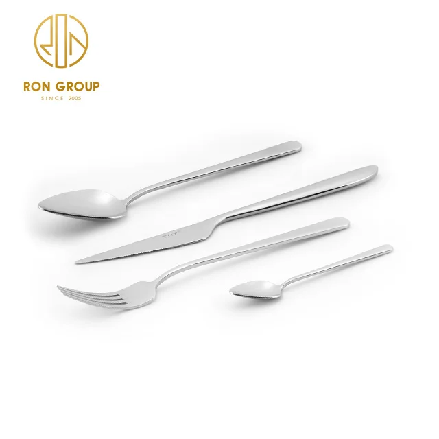 

Eco-Friendly Reusable Restaurant Silver Stainless Steel Cutlery Set, Silver/golden