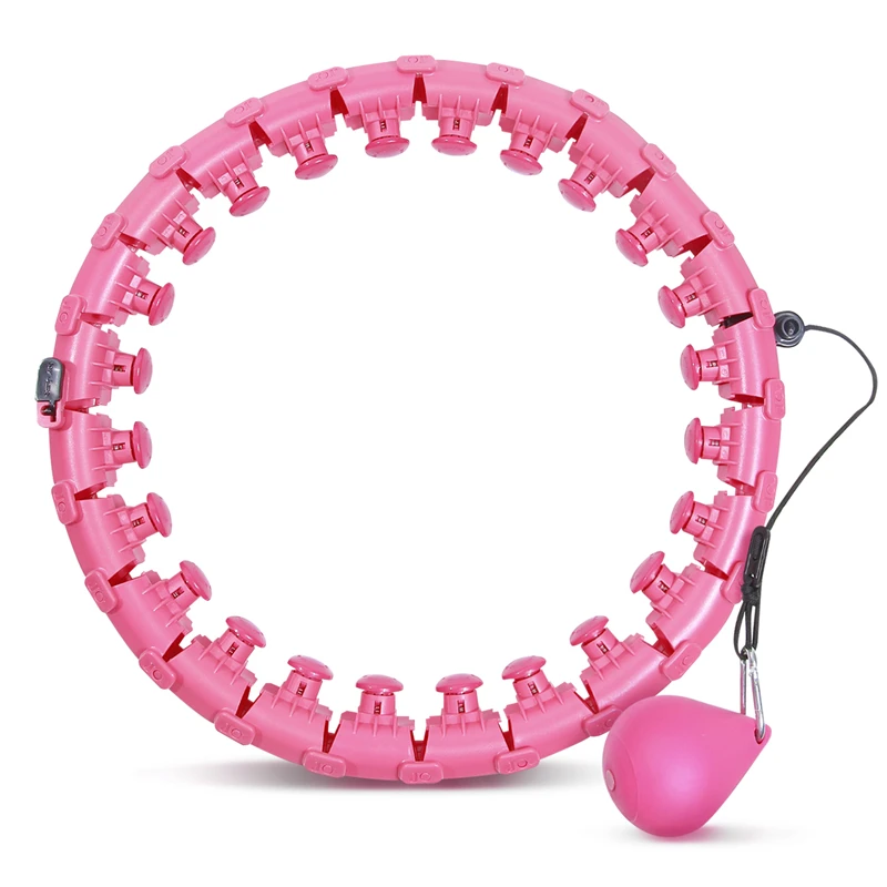 

Loose Weight Home Training Abdominal Muscle Waist Trainer Hula Ring Circle Portable Smart Adjustable Sport Hoops