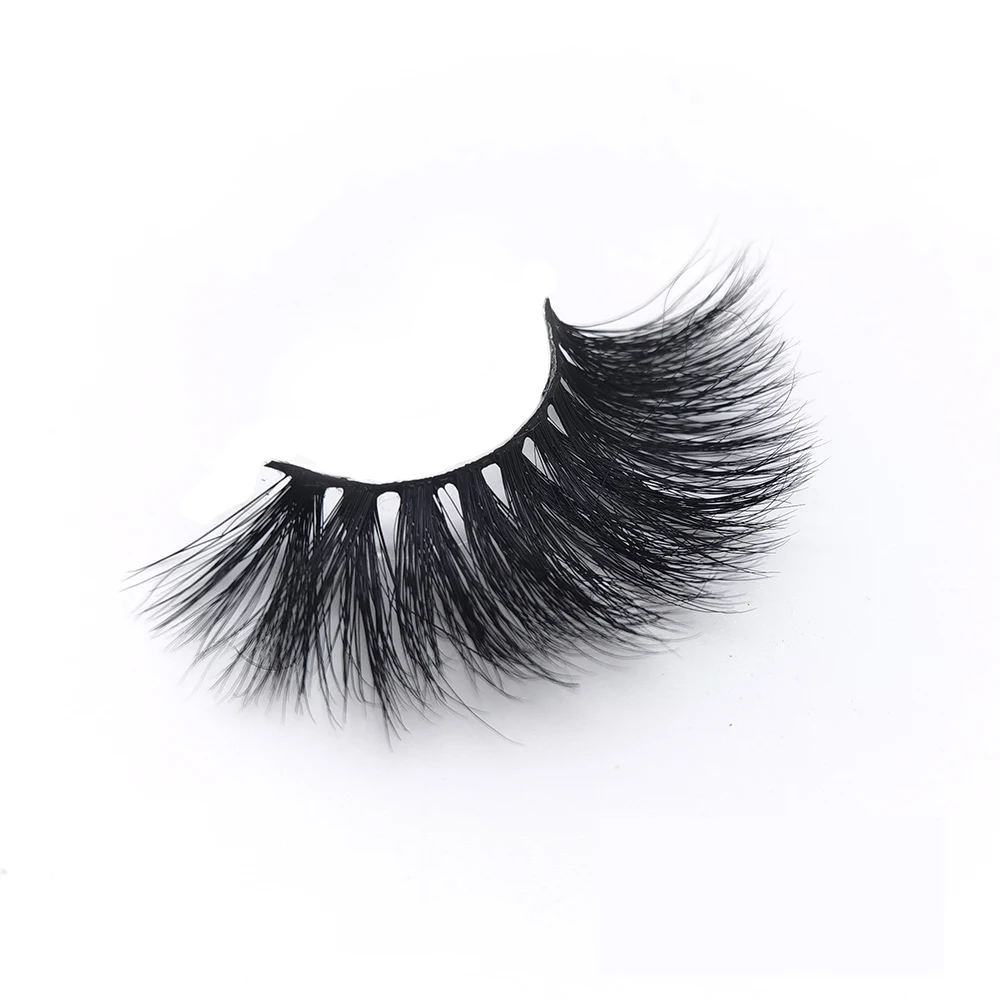 

Wholesale Packaging Box 25mm lashes 6d mink eyelashes, Black color