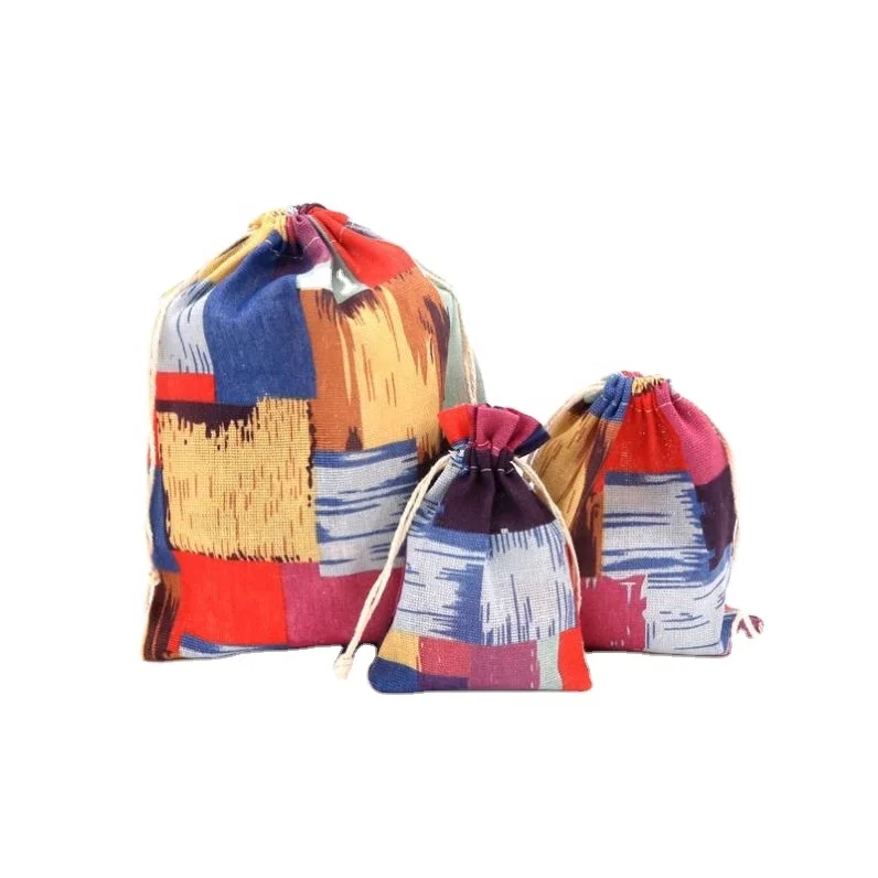 

Hot Style China- Jacard Drawstring Jut Bag Material, Customized color