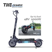 

OEM On Stock TNE V3 dual factory price trotinette electrique fast electric scooter 1000w 2000w