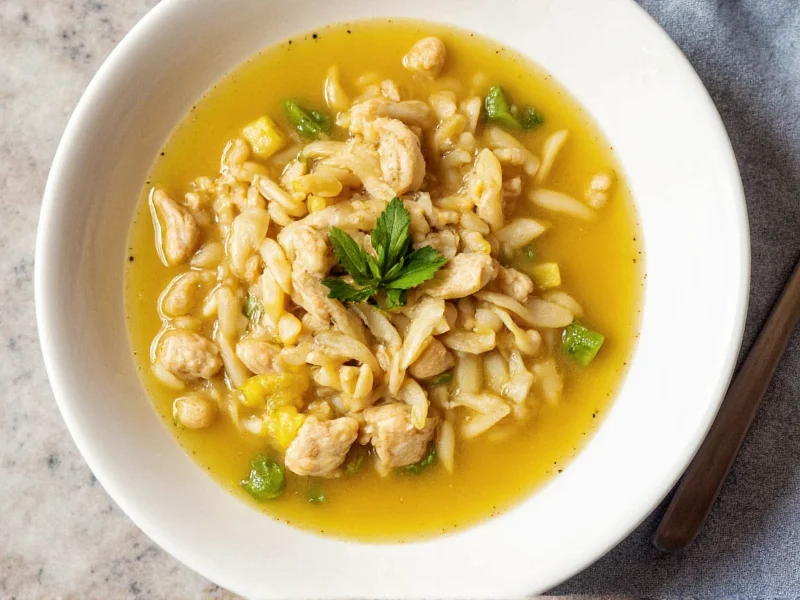 Greek Lemon Chicken Orzo Soup: Authentic Recipe & Tips