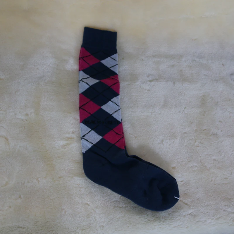 Wholesale Custom Socks Equestrian Stocking Logo Customize Knee High