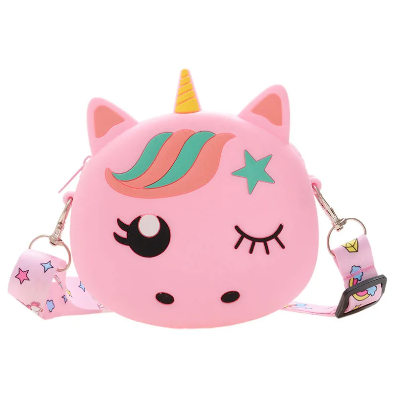 

Christmas holiday gift school bags unicorn girls cute animal cartoon silcione unicorn overnight bag for girls