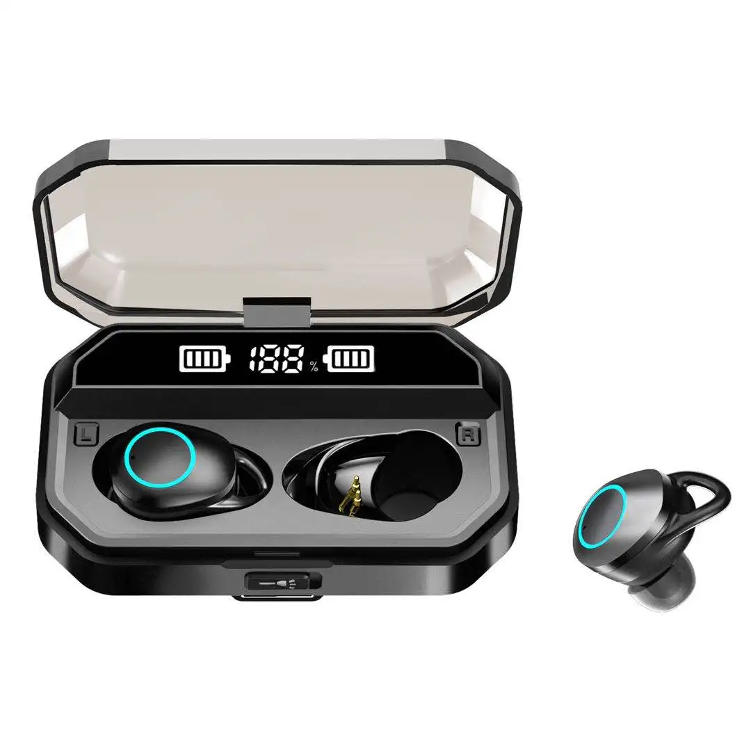 

T19 Wireless Active Noise Cancellation Earbuds Mini Wireless Version 5.1 TWS Earphone with Charging Box, Black