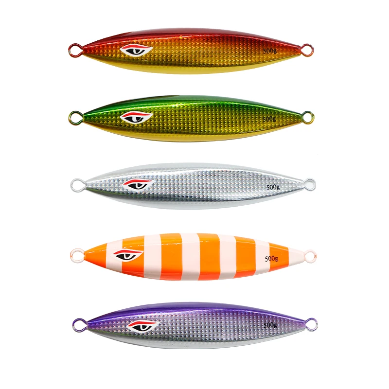 

Simulated Bait JY-55 Series Luminous 3D Print Lead Metal Jig Saltwater Sea Fishing Jig Lure 300g 400g 500g Wholesale