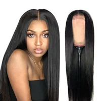 

Straight Lace Front or Full Lace Frontal Wig 150% Density Human synthetic lace Hair Wigs